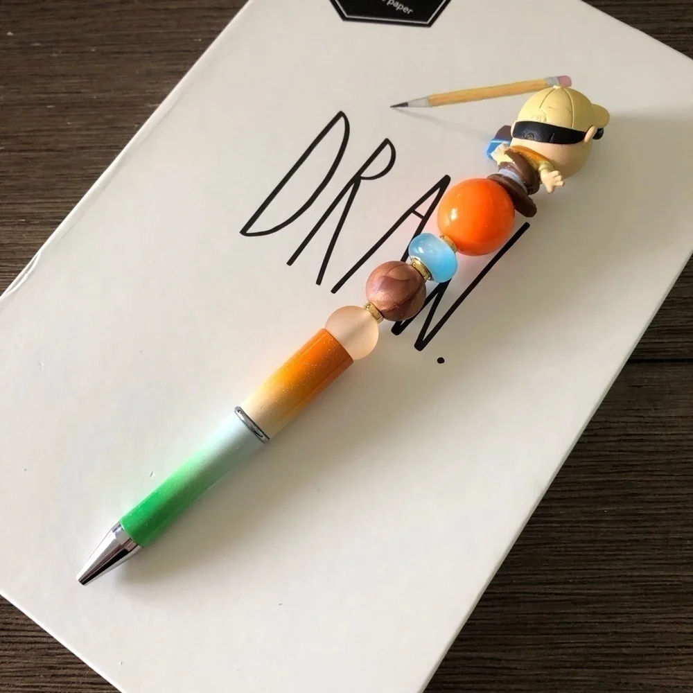 Disney Doorables: Up: Russell handmade beaded pen